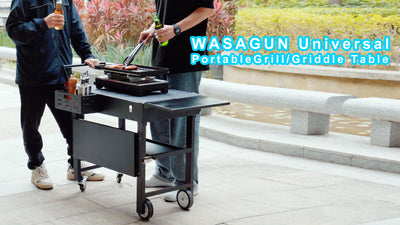 Wasagun Folding Portable Grill Table