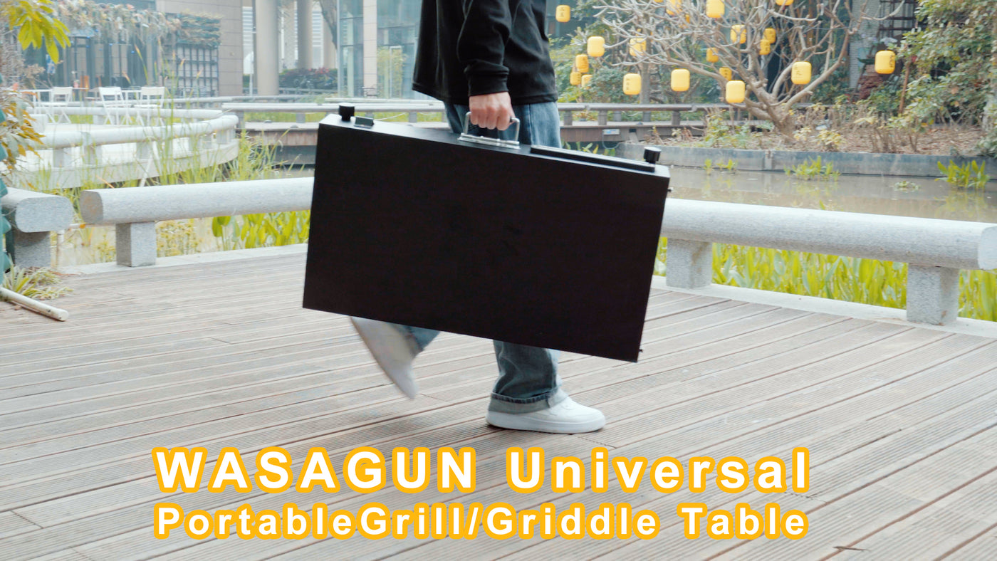 Wasagun Folding Portable Grill Table